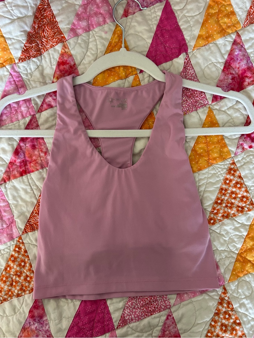 Offline by Aerie Women’s Pink Racerback Tank Top